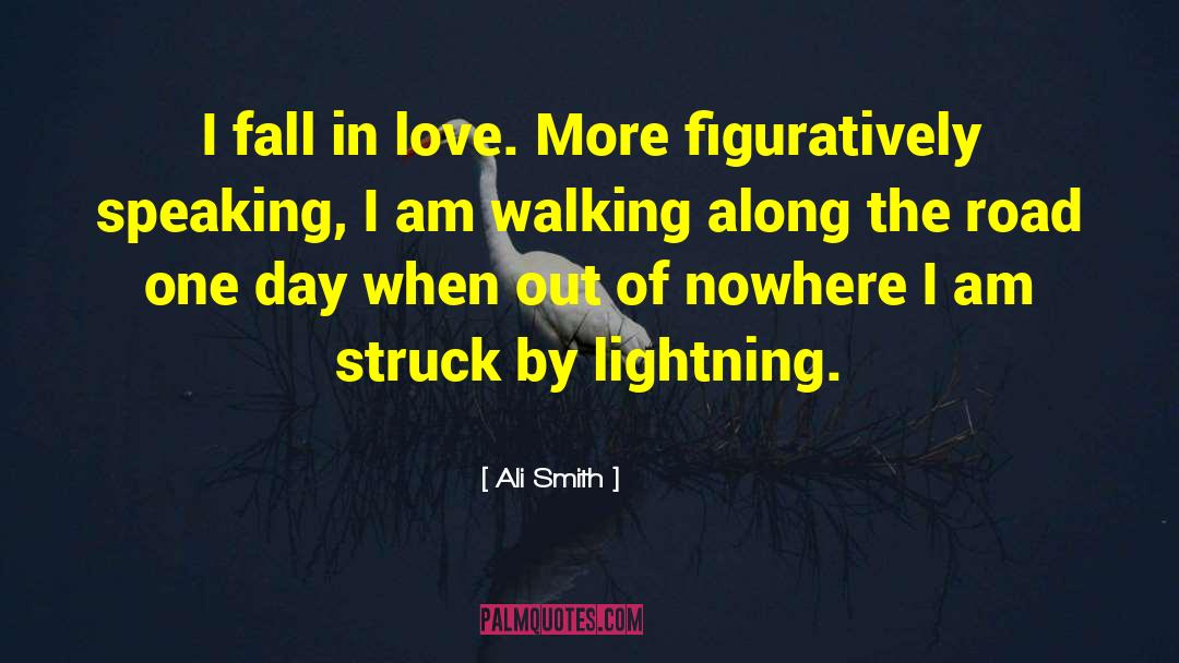Struck By Lightning Malerie Baggs quotes by Ali Smith