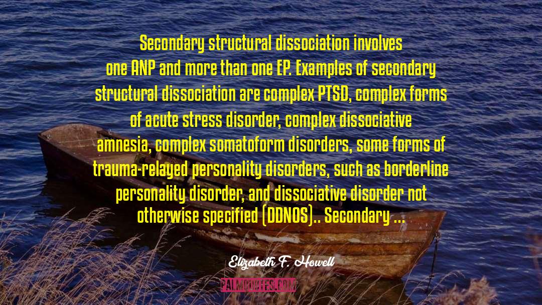 Structural Dissociation quotes by Elizabeth F. Howell