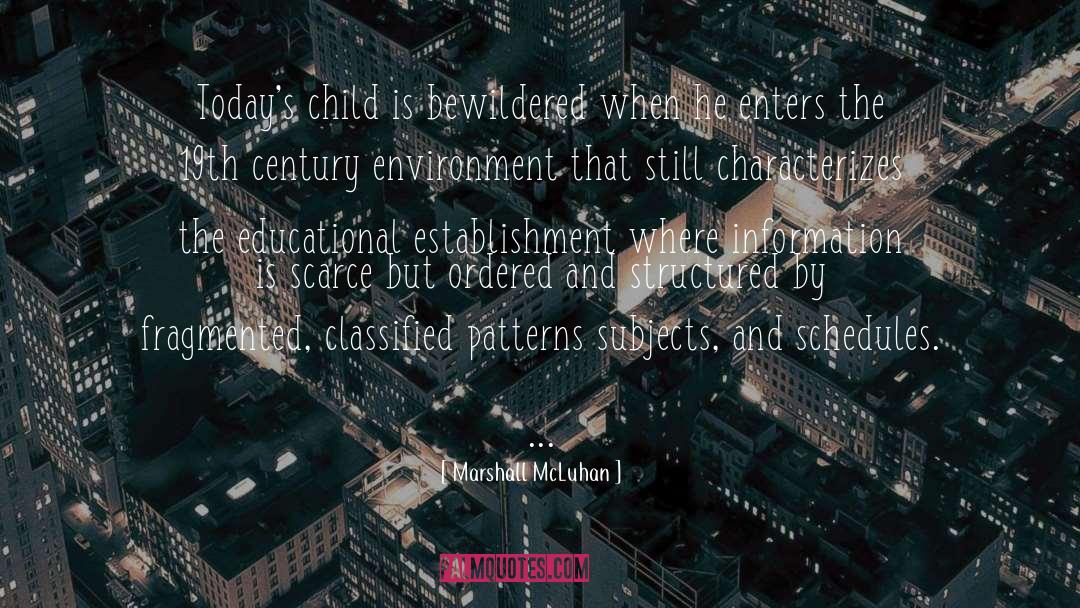 Structured quotes by Marshall McLuhan