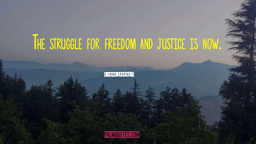 Struggle For Freedom quotes by John Legend