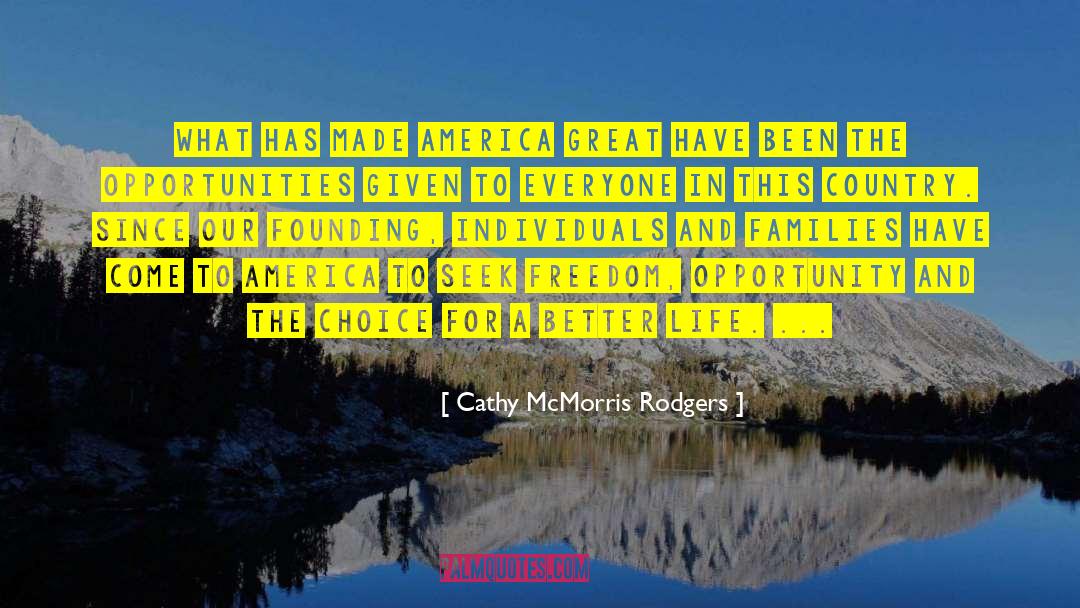 Struggle For Freedom quotes by Cathy McMorris Rodgers