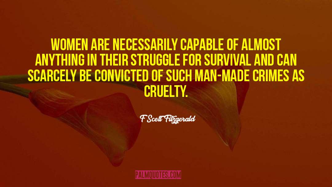 Struggle For Survival quotes by F Scott Fitzgerald