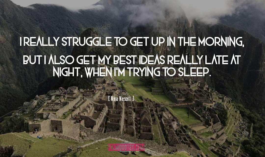 Struggle quotes by Nina Nesbitt