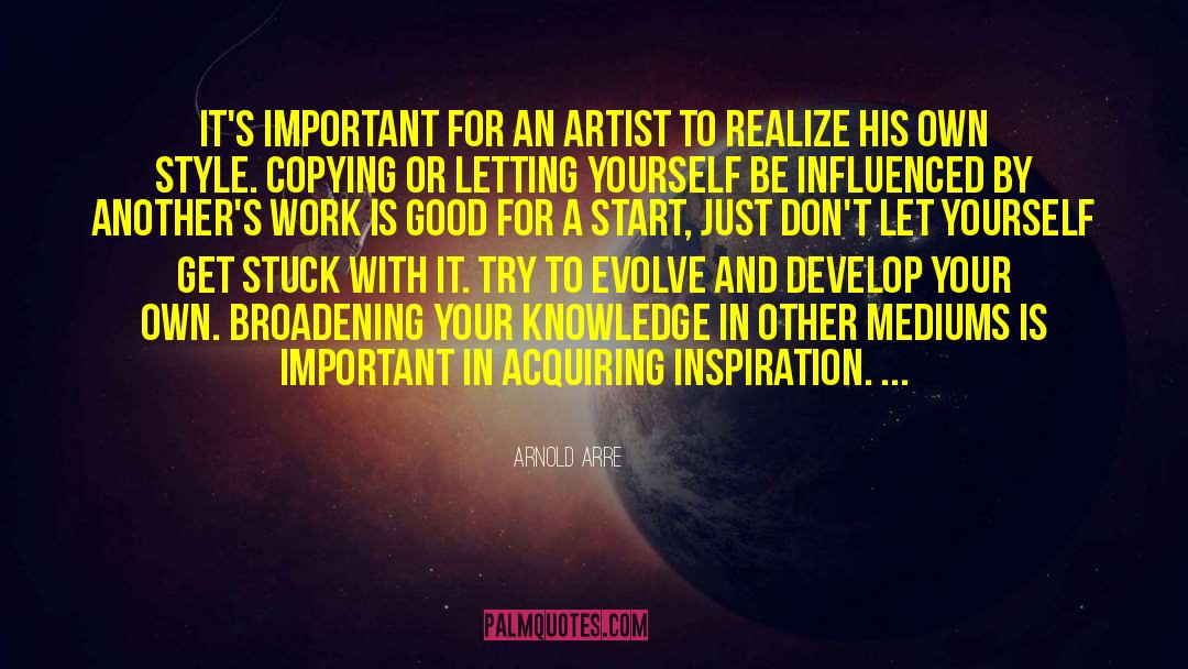 Struggling Artist quotes by Arnold Arre