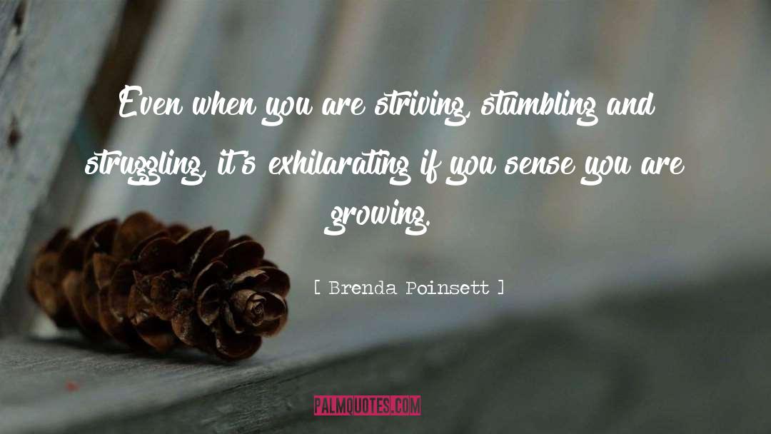 Struggling quotes by Brenda Poinsett