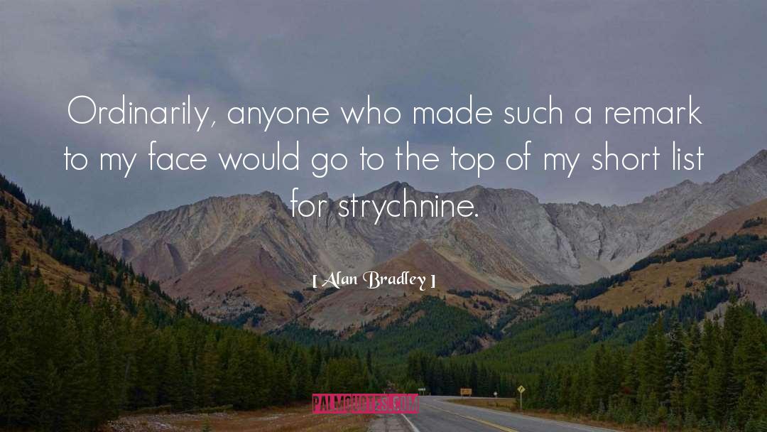 Strychnine quotes by Alan Bradley