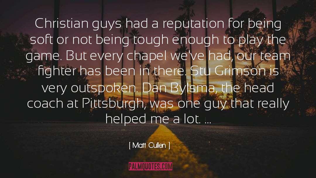 Stu quotes by Matt Cullen