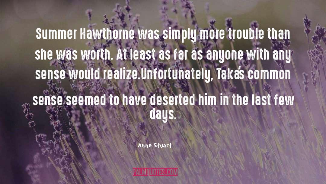 Stuart Hazleton quotes by Anne Stuart