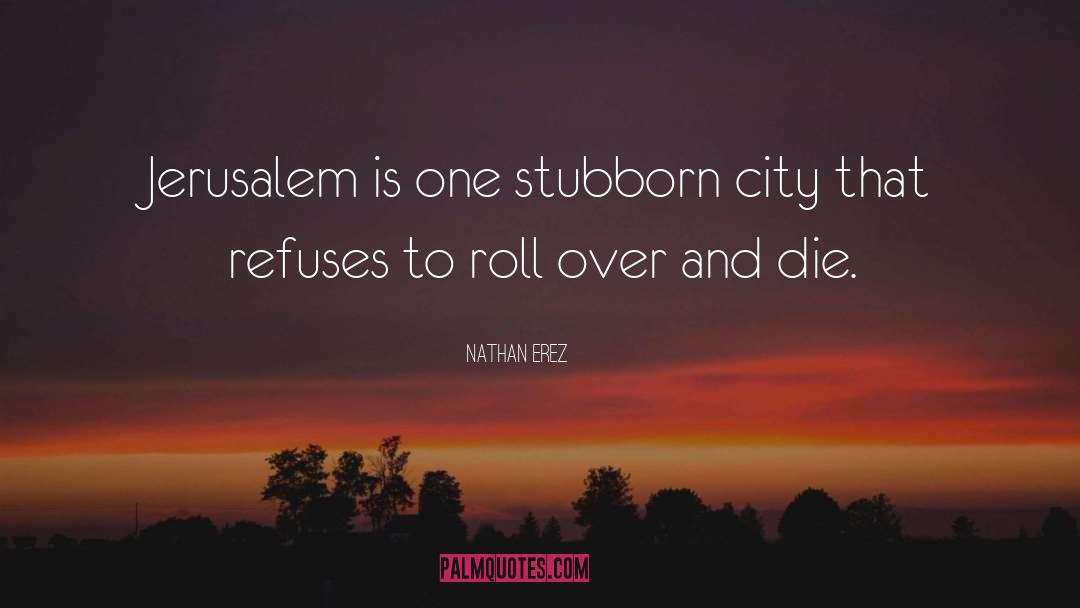 Stubborn quotes by Nathan Erez