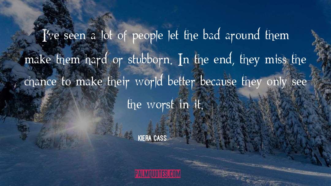 Stubborn quotes by Kiera Cass