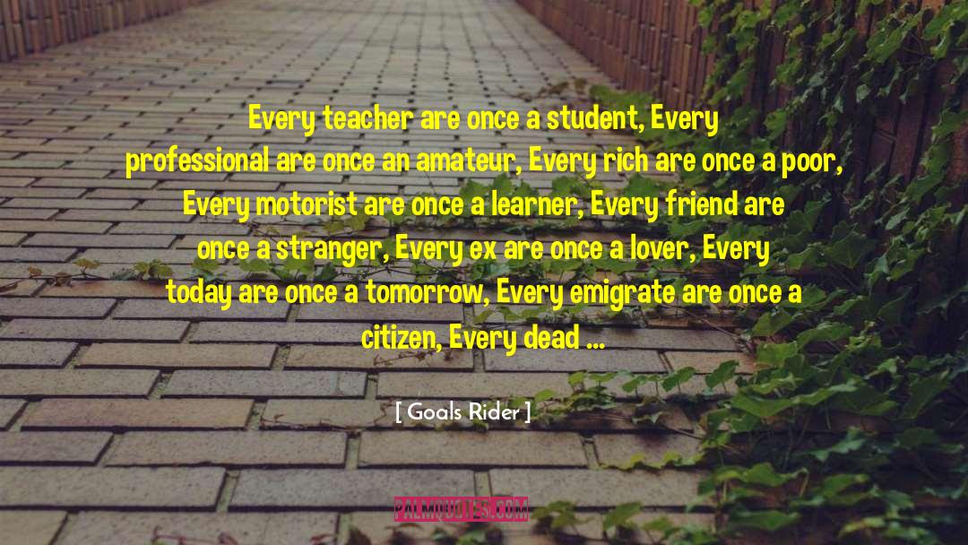 Student Achievement quotes by Goals Rider
