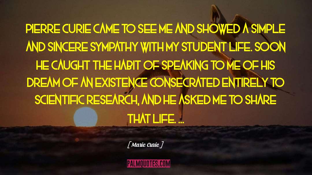 Student Life quotes by Marie Curie