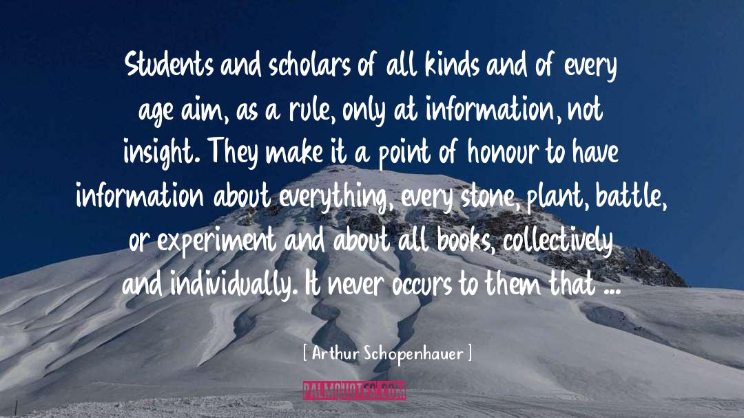Students quotes by Arthur Schopenhauer