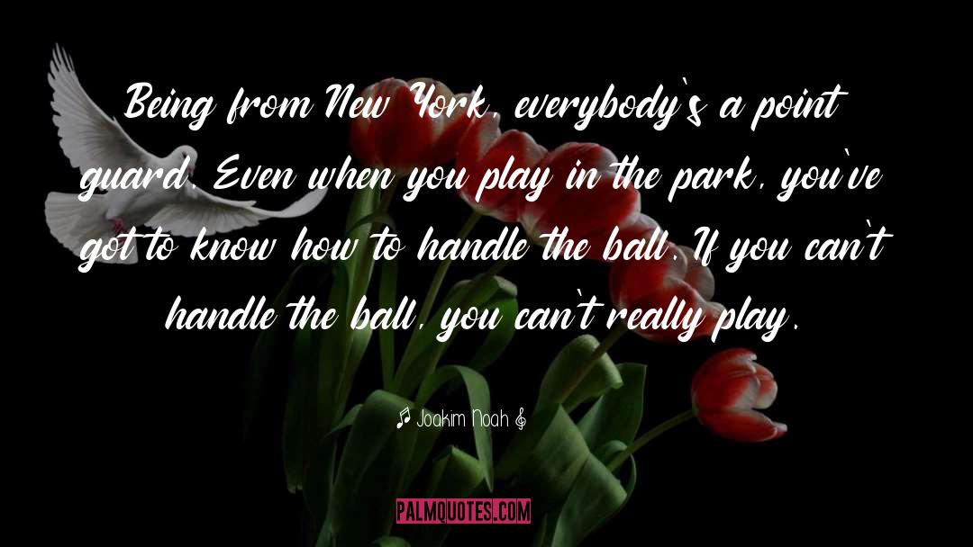 Studies In The Park quotes by Joakim Noah