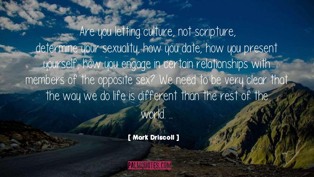 Studies Of Culture quotes by Mark Driscoll
