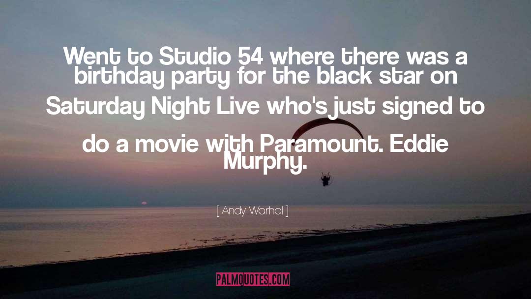 Studio 54 quotes by Andy Warhol