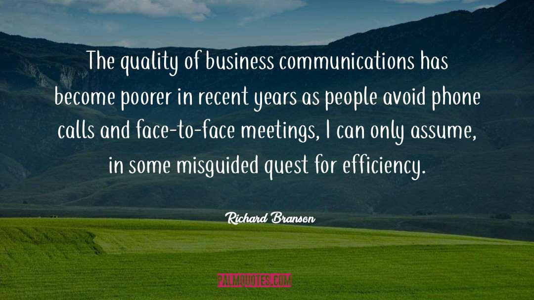 Studio And Efficiency quotes by Richard Branson
