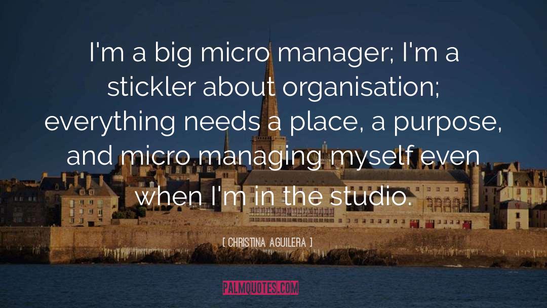 Studio quotes by Christina Aguilera