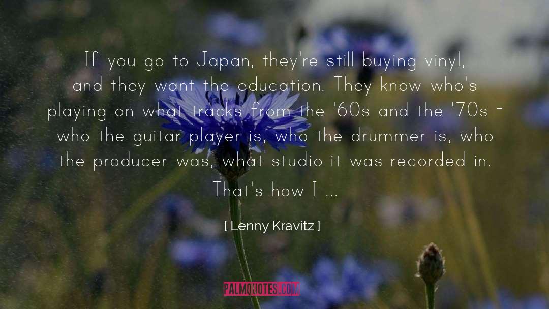 Studio quotes by Lenny Kravitz