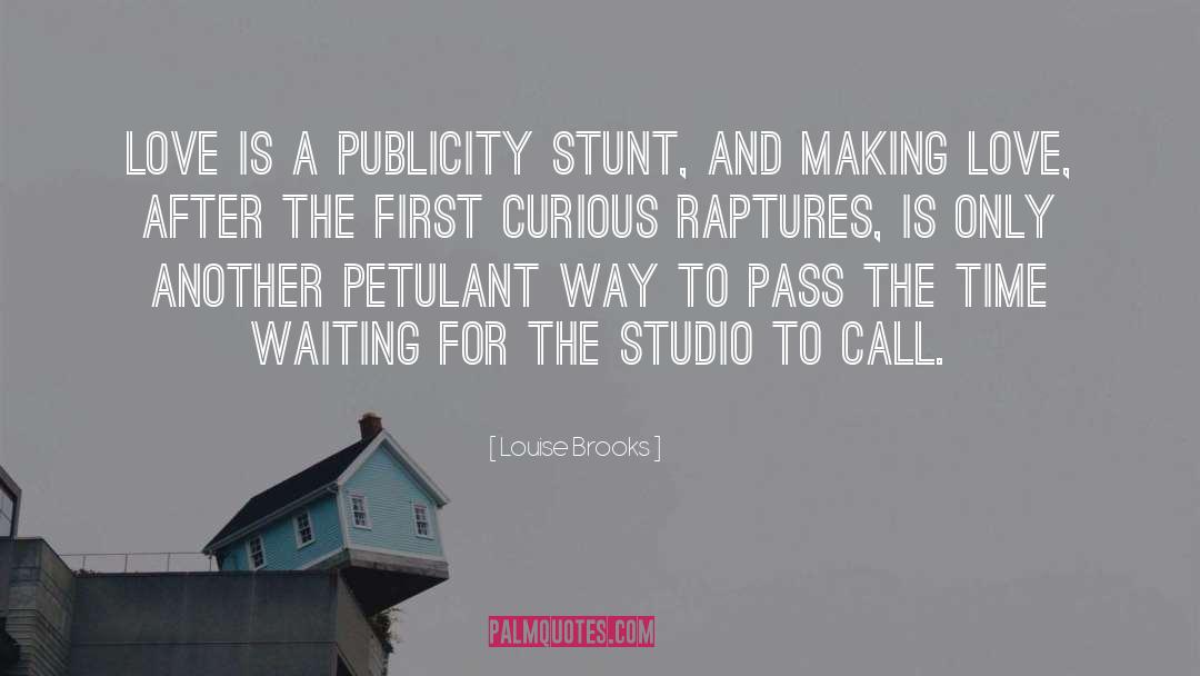 Studio quotes by Louise Brooks