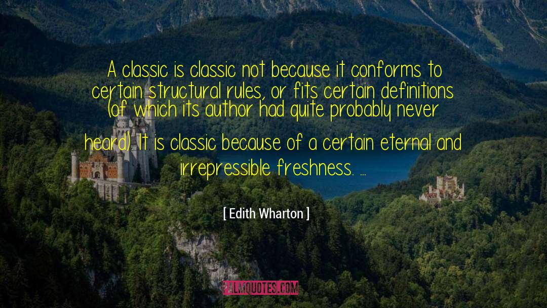 Studying Literature quotes by Edith Wharton