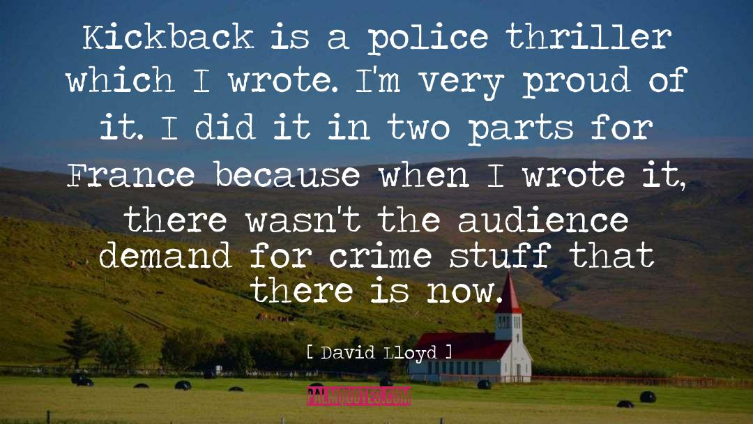 Stuff Ending quotes by David Lloyd
