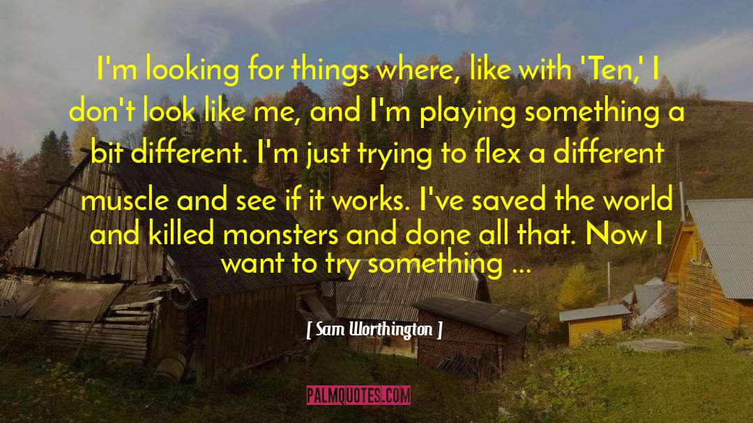 Stuff I Like quotes by Sam Worthington
