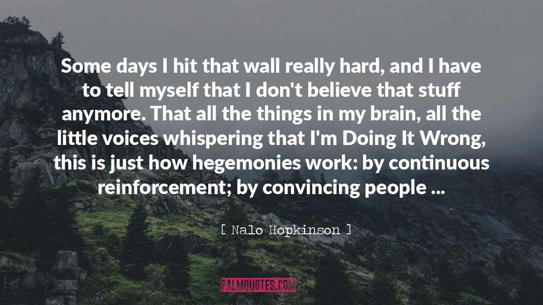 Stuff quotes by Nalo Hopkinson