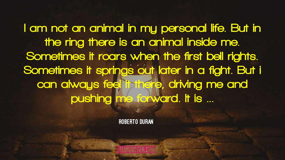 Stuffed Animal quotes by Roberto Duran