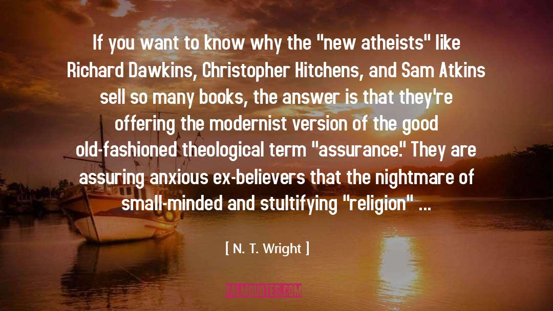 Stultifying quotes by N. T. Wright