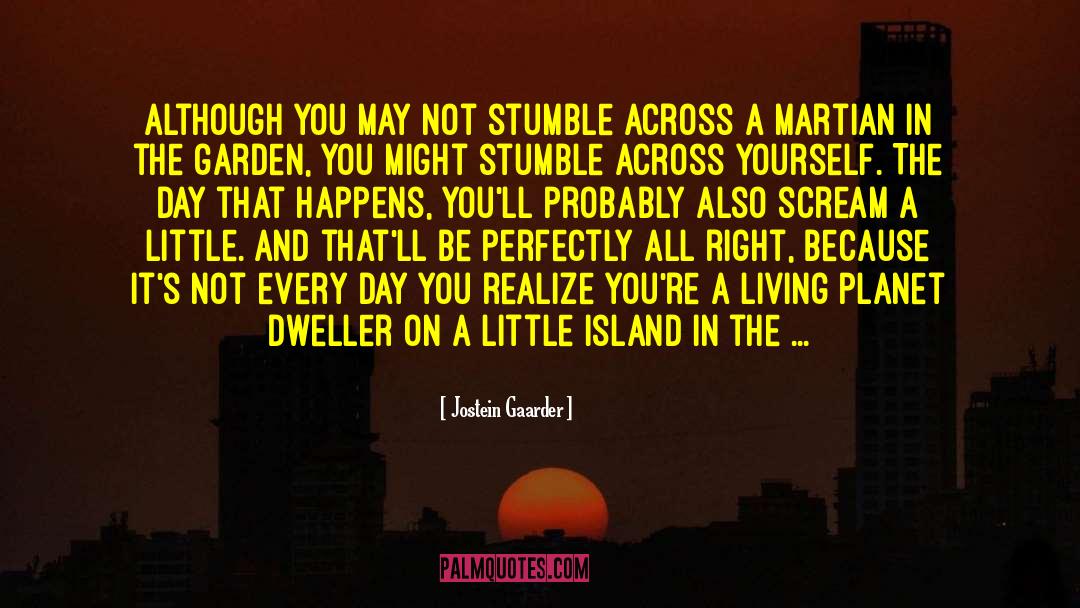 Stumble Upon quotes by Jostein Gaarder