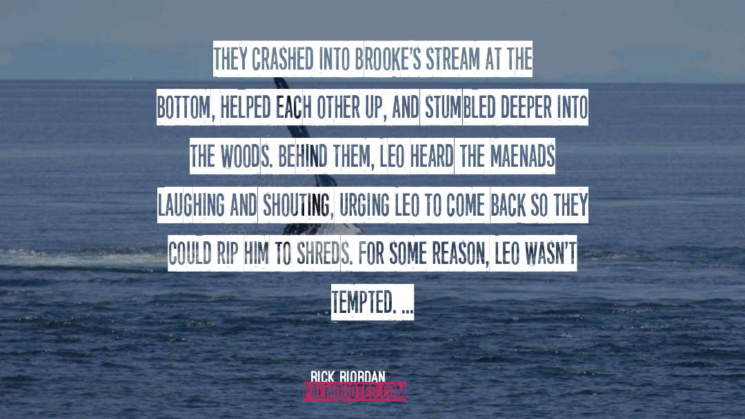 Stumbled quotes by Rick Riordan