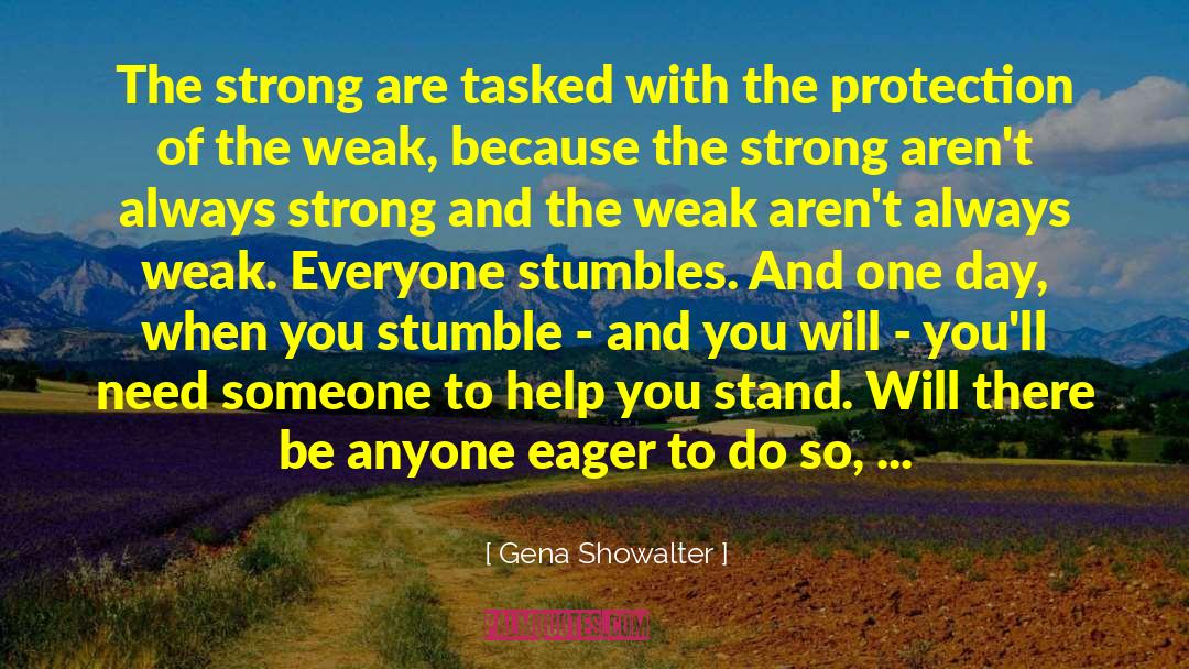 Stumbles quotes by Gena Showalter