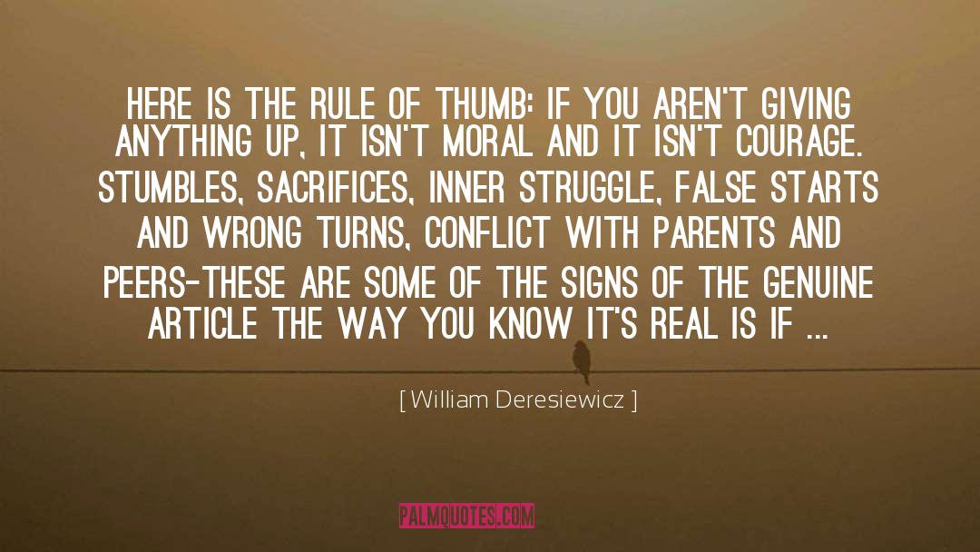 Stumbles quotes by William Deresiewicz