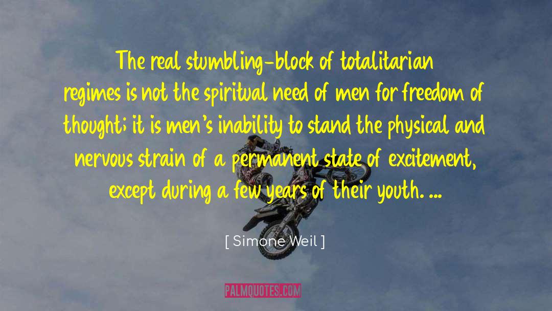 Stumbling Block quotes by Simone Weil