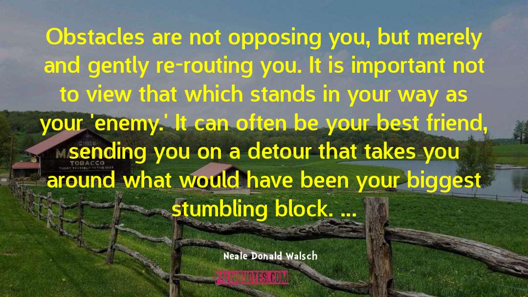 Stumbling Block quotes by Neale Donald Walsch