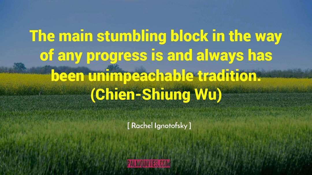 Stumbling Block quotes by Rachel Ignotofsky