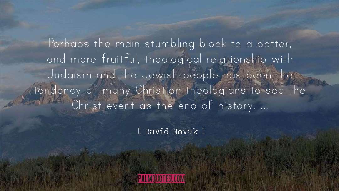 Stumbling Block quotes by David Novak