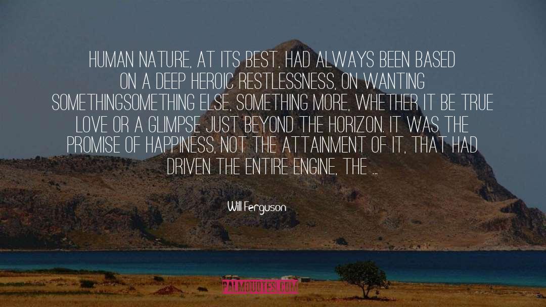 Stumbling On Happiness Best quotes by Will Ferguson