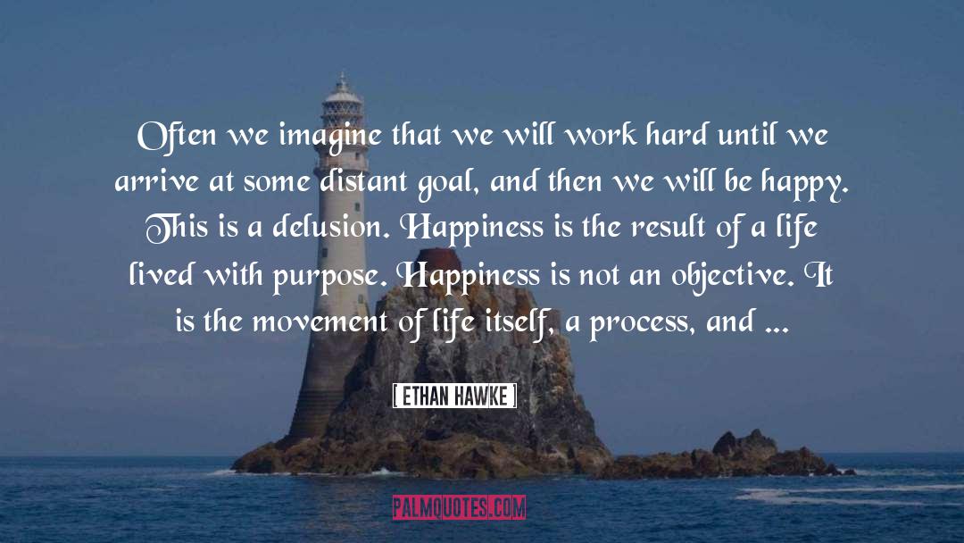 Stumbling On Happiness Best quotes by Ethan Hawke