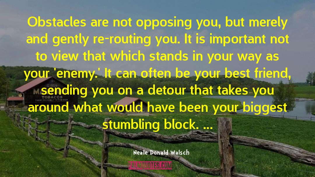 Stumbling quotes by Neale Donald Walsch