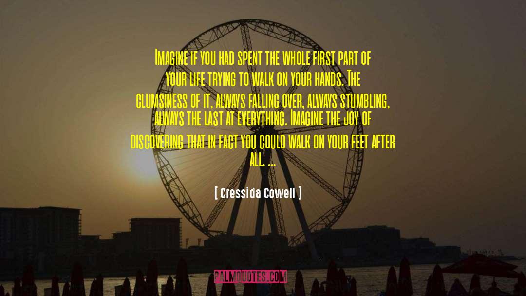 Stumbling quotes by Cressida Cowell