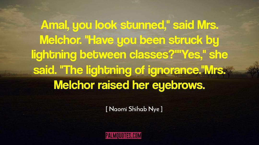 Stunned quotes by Naomi Shihab Nye