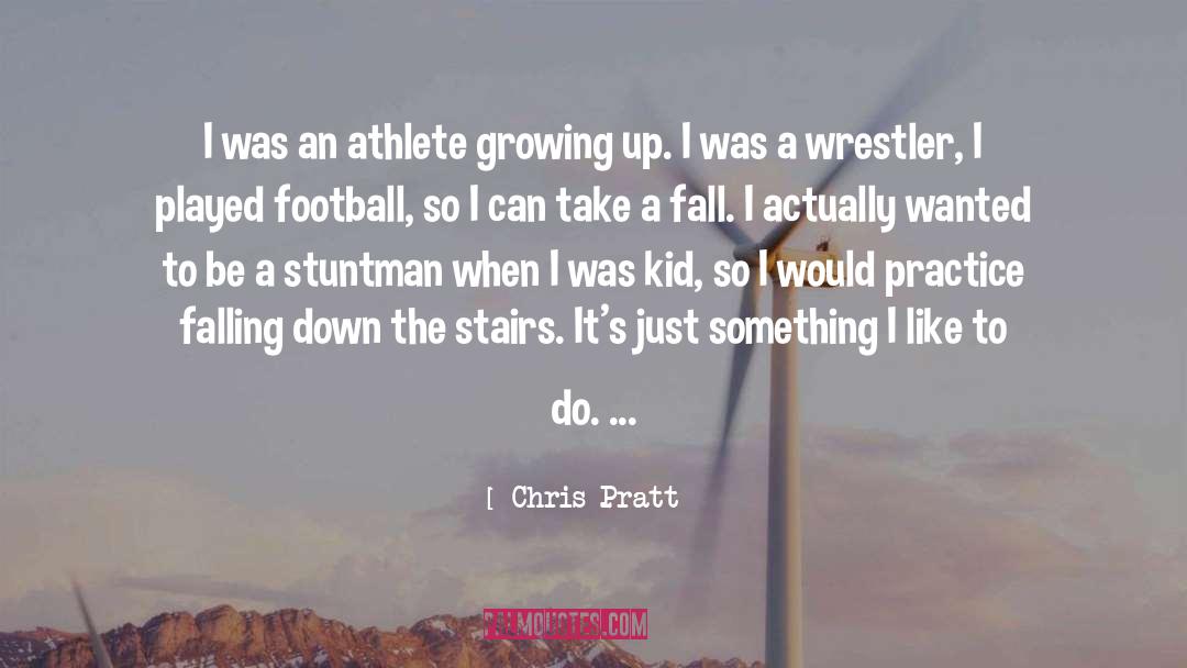 Stuntman quotes by Chris Pratt
