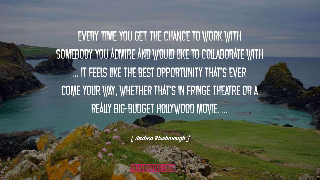 Stuntmen In Hollywood quotes by Andrea Riseborough