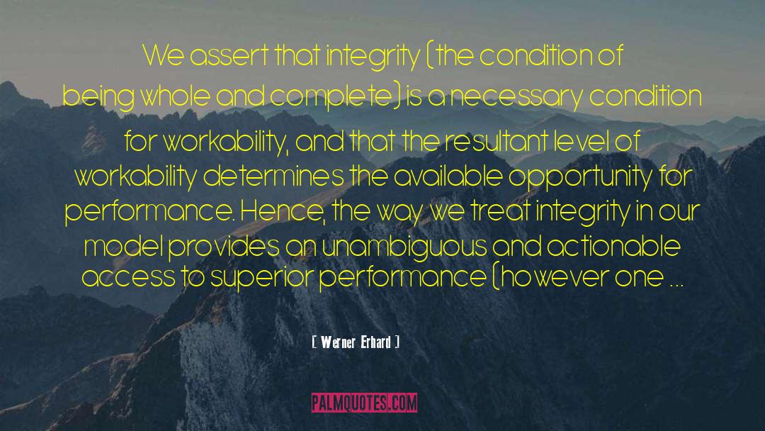 Stupendous Performance quotes by Werner Erhard