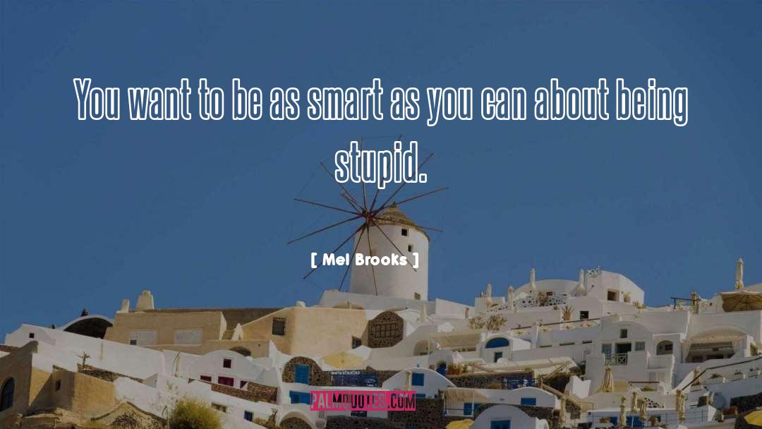 Stupid Celebrity quotes by Mel Brooks
