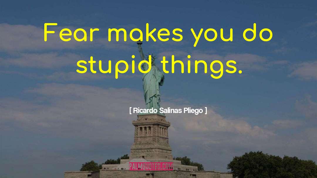 Stupid Decisions quotes by Ricardo Salinas Pliego