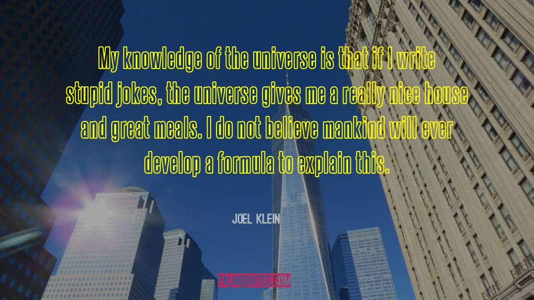 Stupid Jokes quotes by Joel Klein