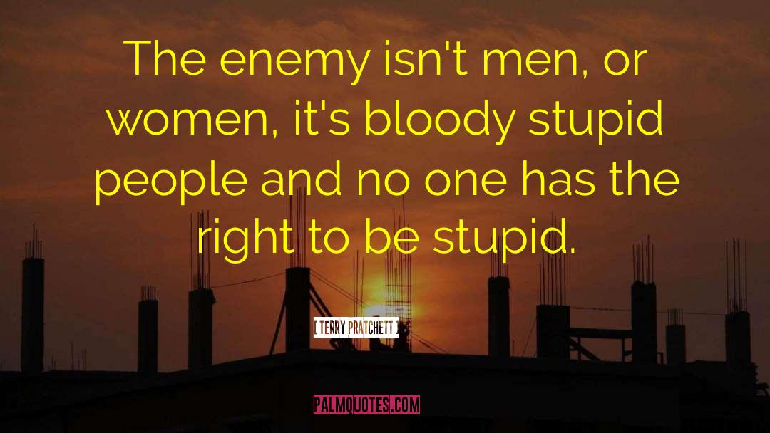 Stupid Men quotes by Terry Pratchett